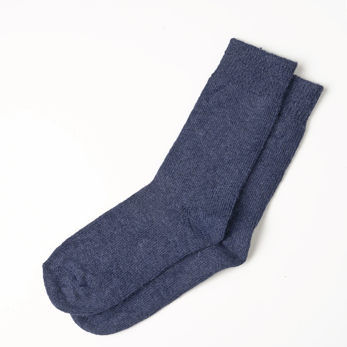 Alpaca Socks Plain Knit