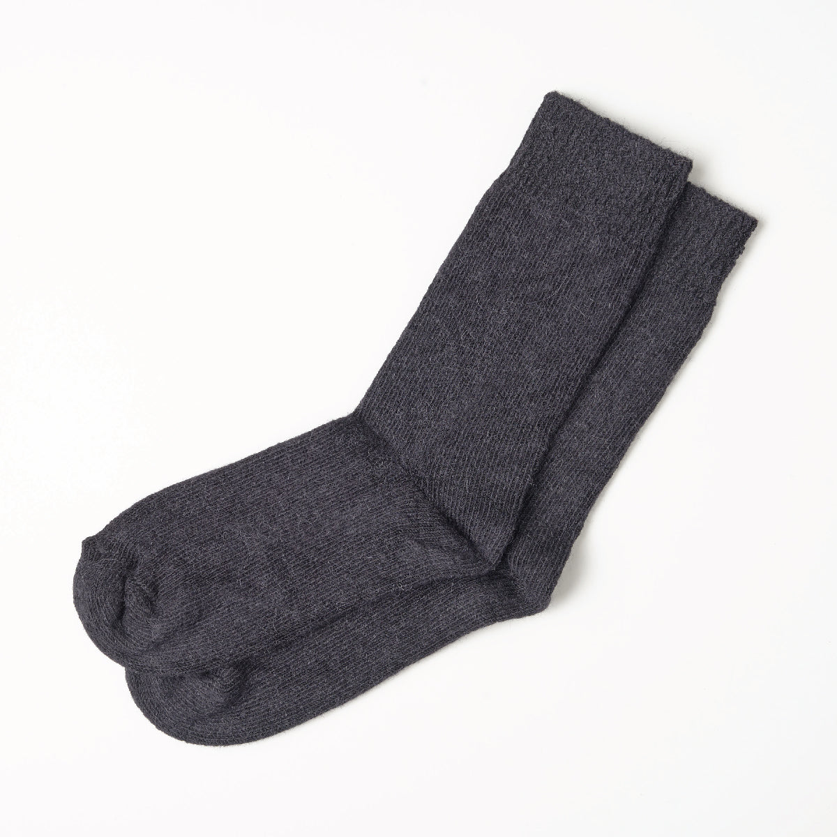 Alpaca Socks Plain Knit