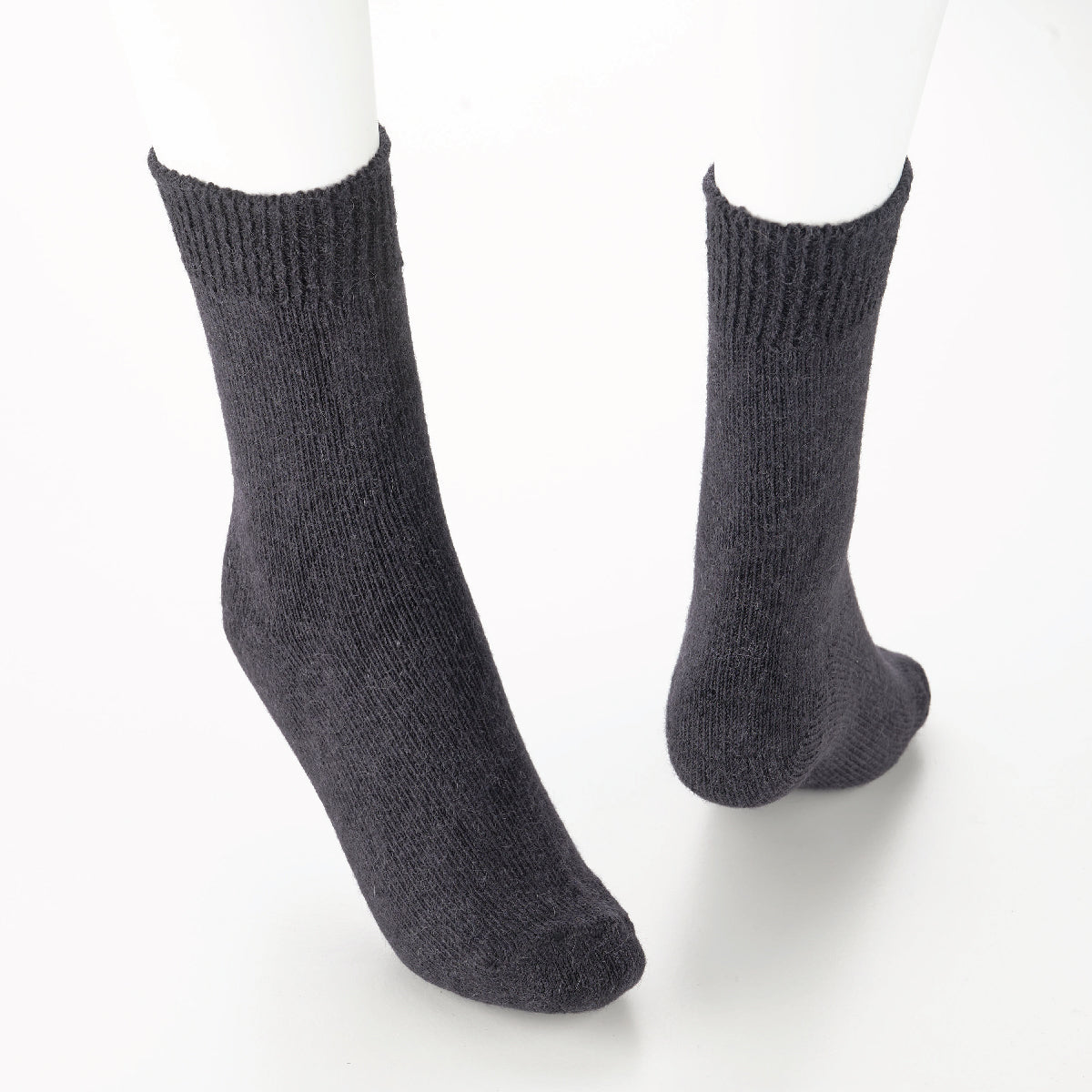 Alpaca Socks Plain Knit