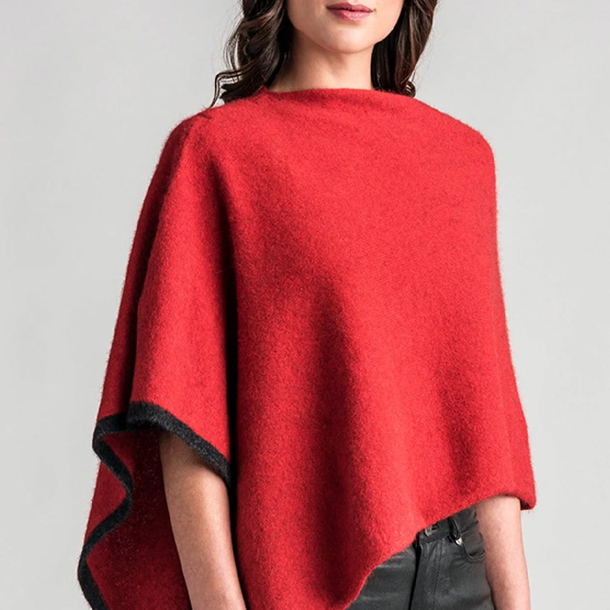 Two Tone Possum Poncho