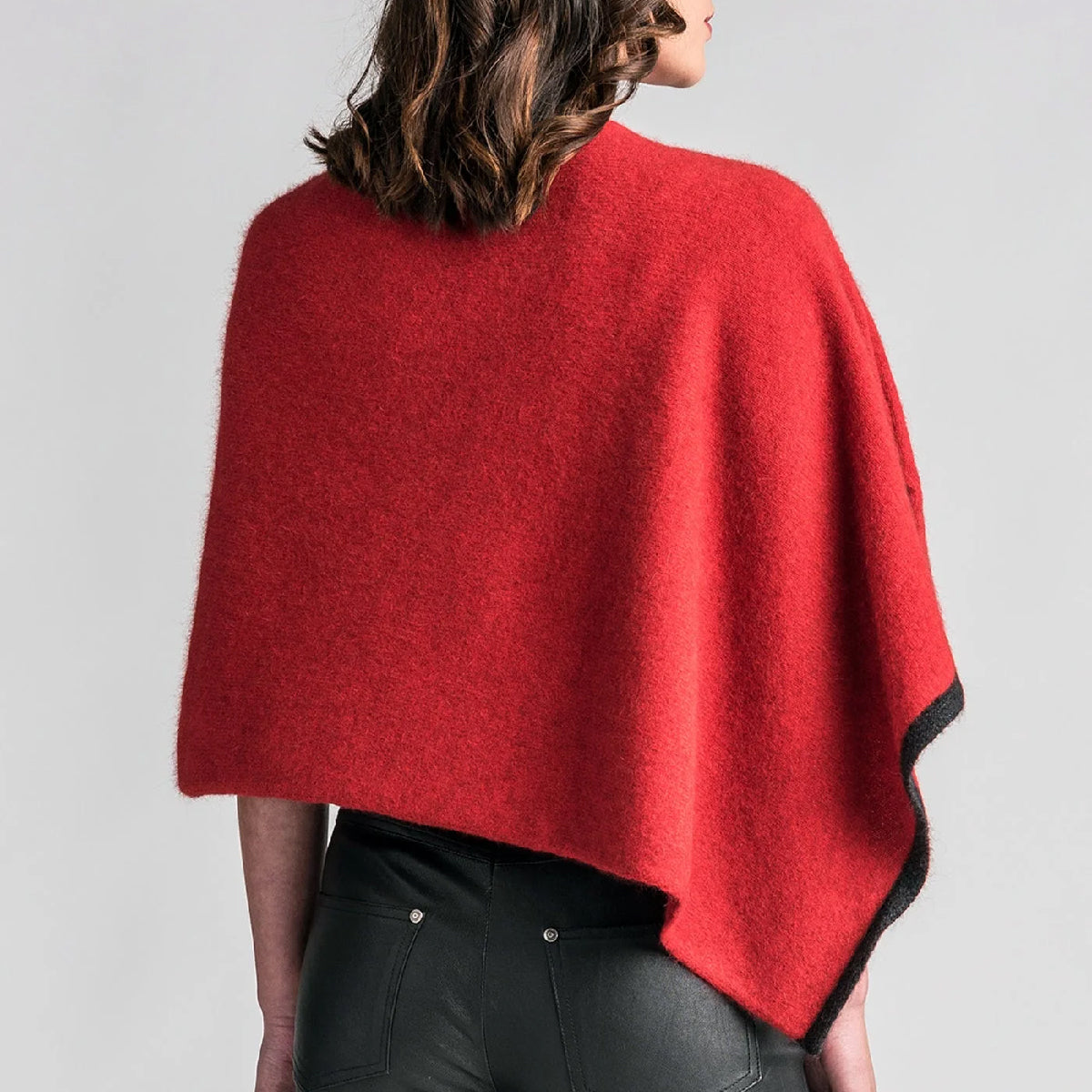 Two Tone Possum Poncho