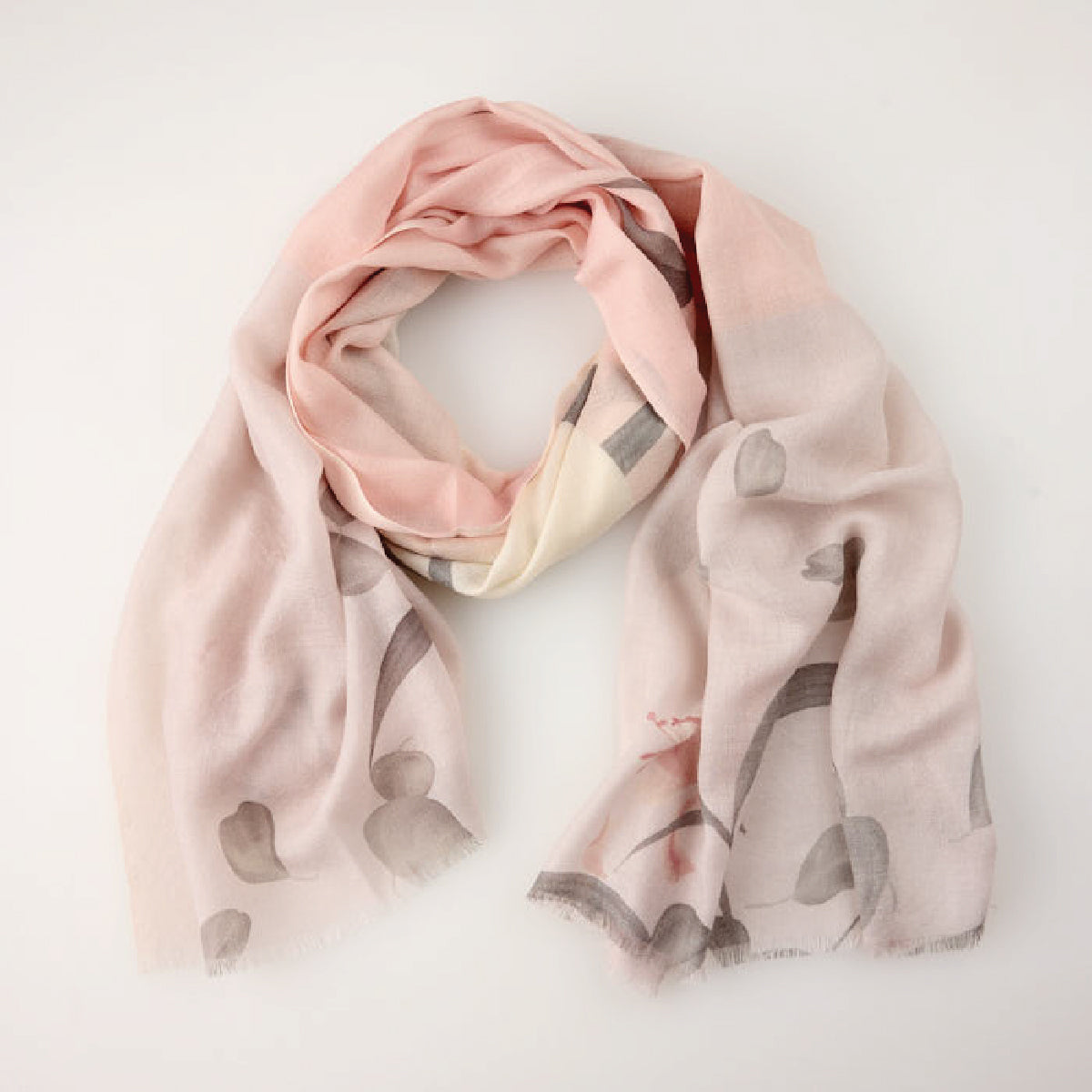 100% Printed Wool Scarf