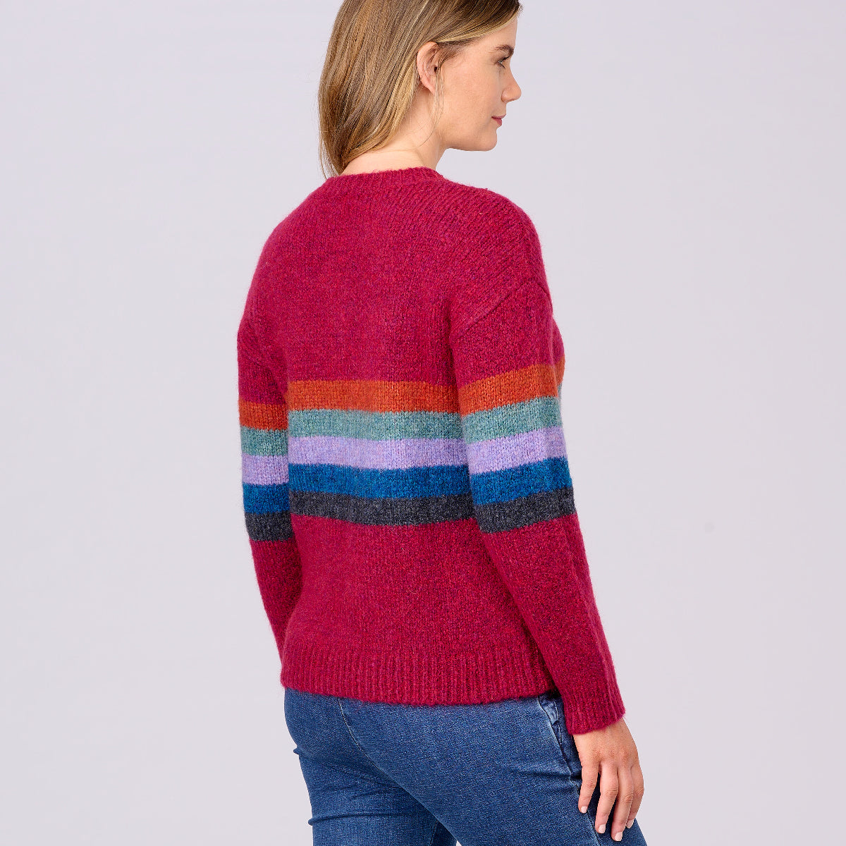 Recycled Yarn Stripe Sweater