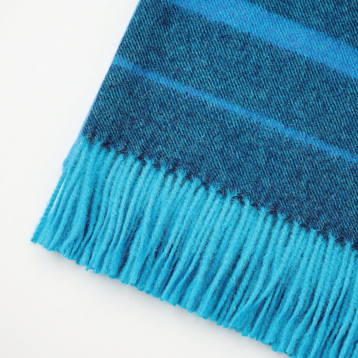 Baby Alpaca Throw Stripes