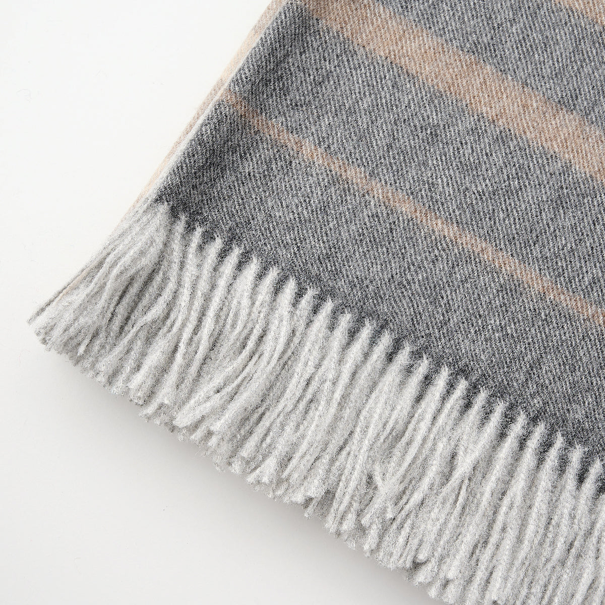 Baby Alpaca Throw Stripes