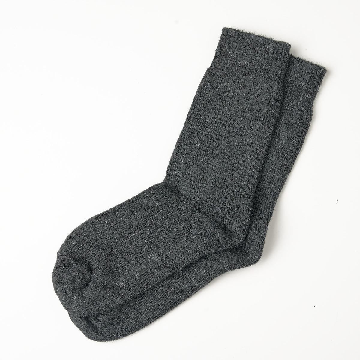 Alpaca Socks Plain Knit - 6 Pack