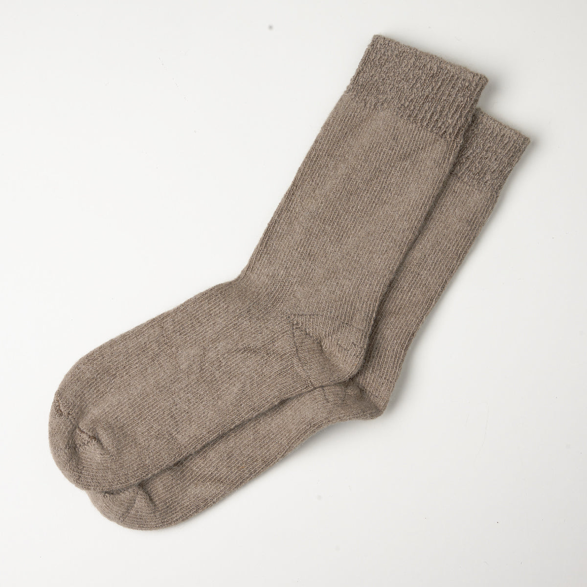 Alpaca Socks Plain Knit - 6 Pack