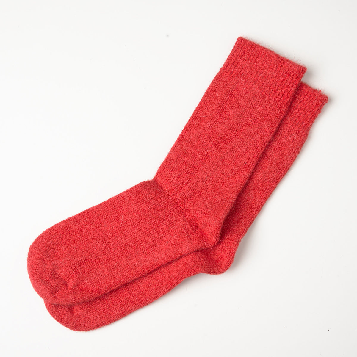 Alpaca Socks Plain Knit - 6 Pack