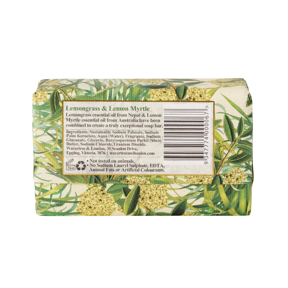 Lemongrass And Myrtle Soap