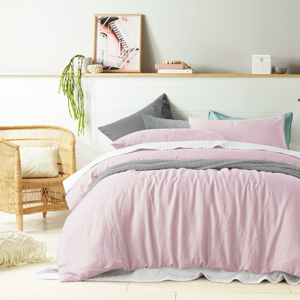 Linen Quilt Cover Set
