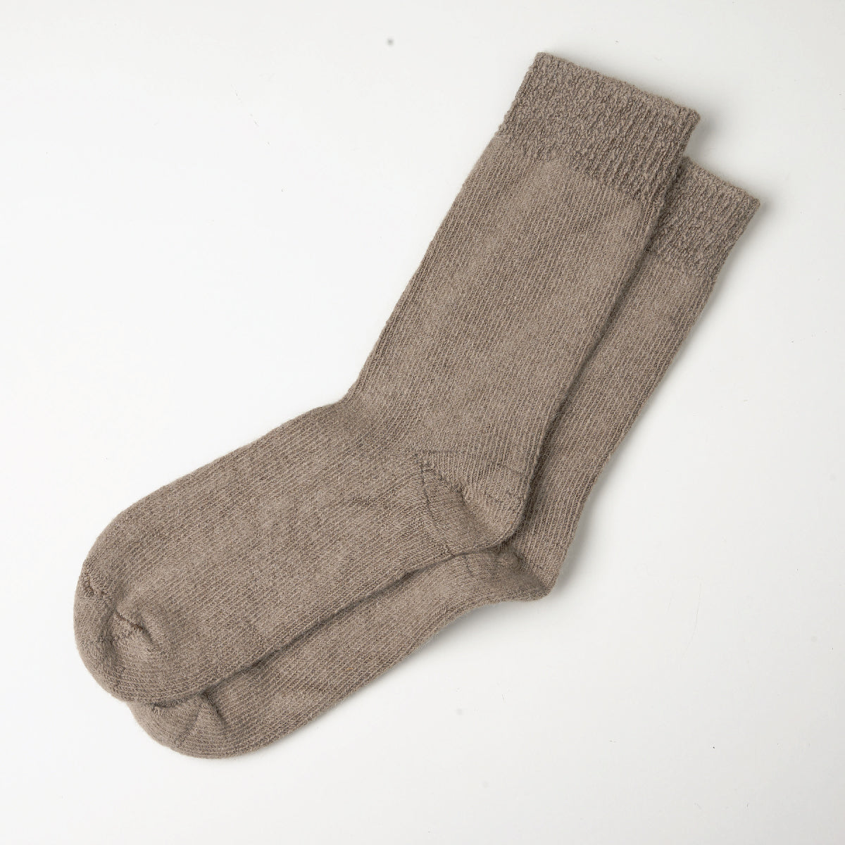 Alpaca Socks Plain Knit