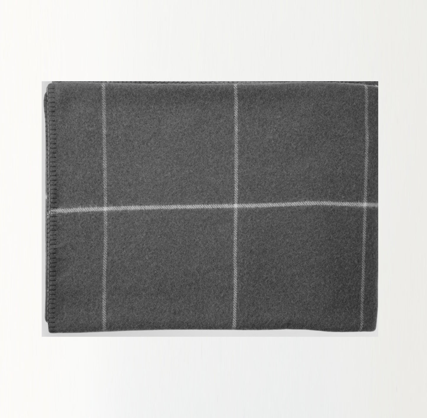 Fine Merino Wool Blanket Check