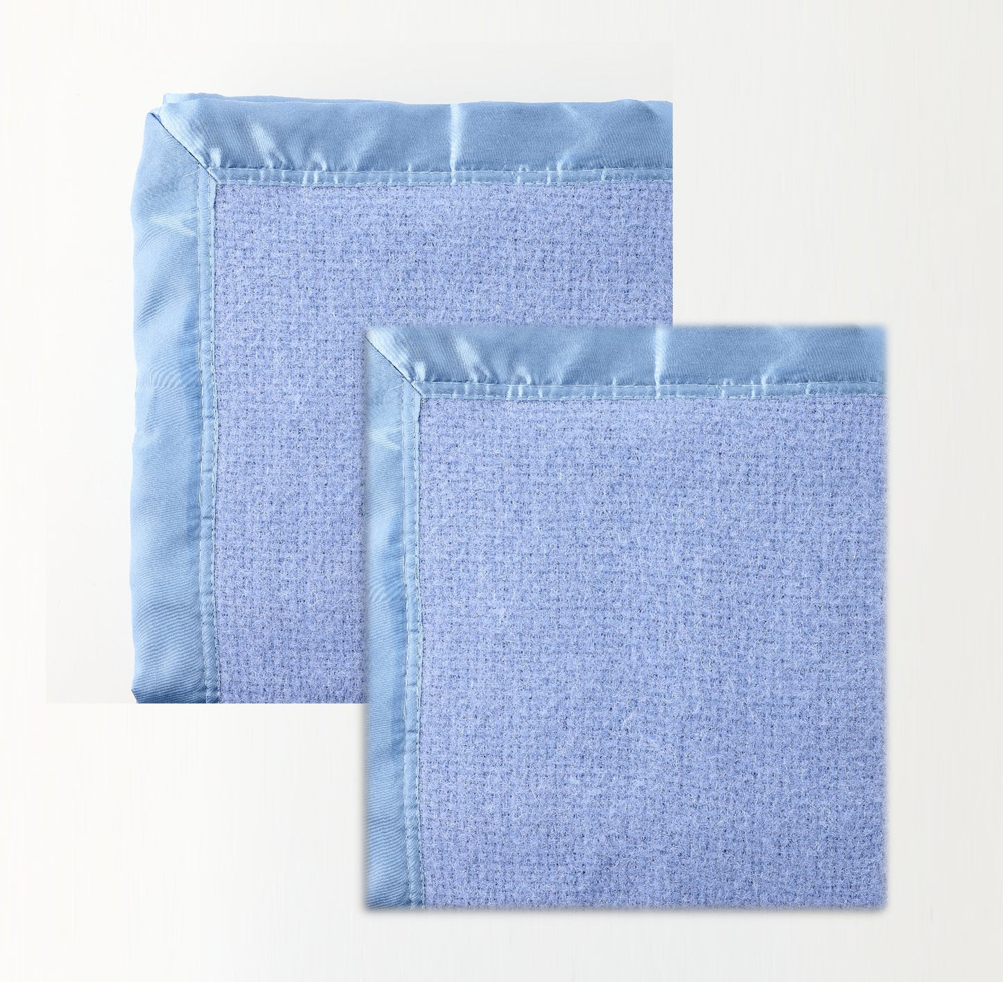 Essential Merino Wool Blanket Basket Weave - 2 Pack