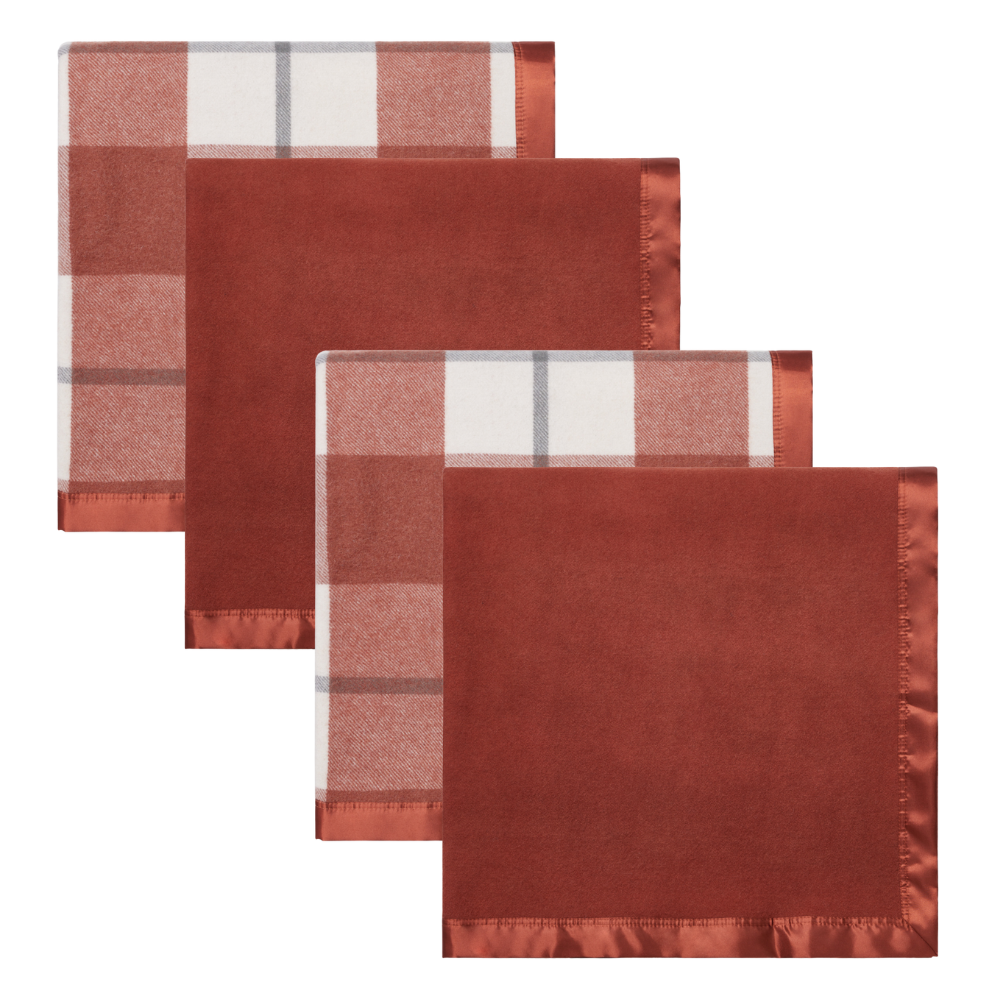 Essential Merino Wool Blanket Colour Set - 4 Pack