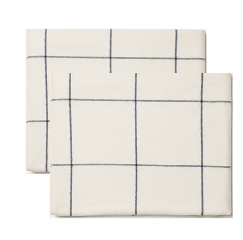 Fine Merino Wool Blanket Check - 2 Pack