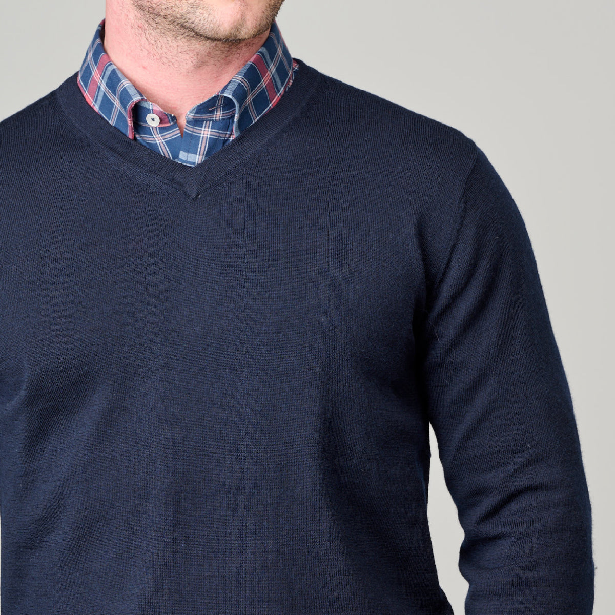 Ansett Vee Neck Merino Wool 6723