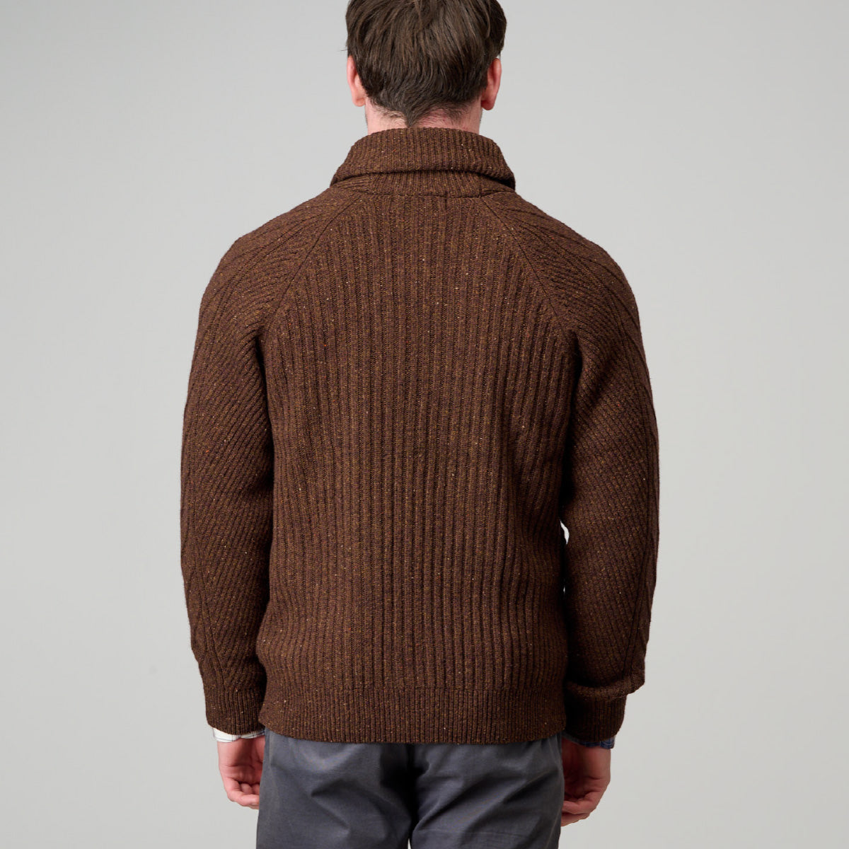 Ansett 100% Australian Pure New Wool Shawl Cardigan