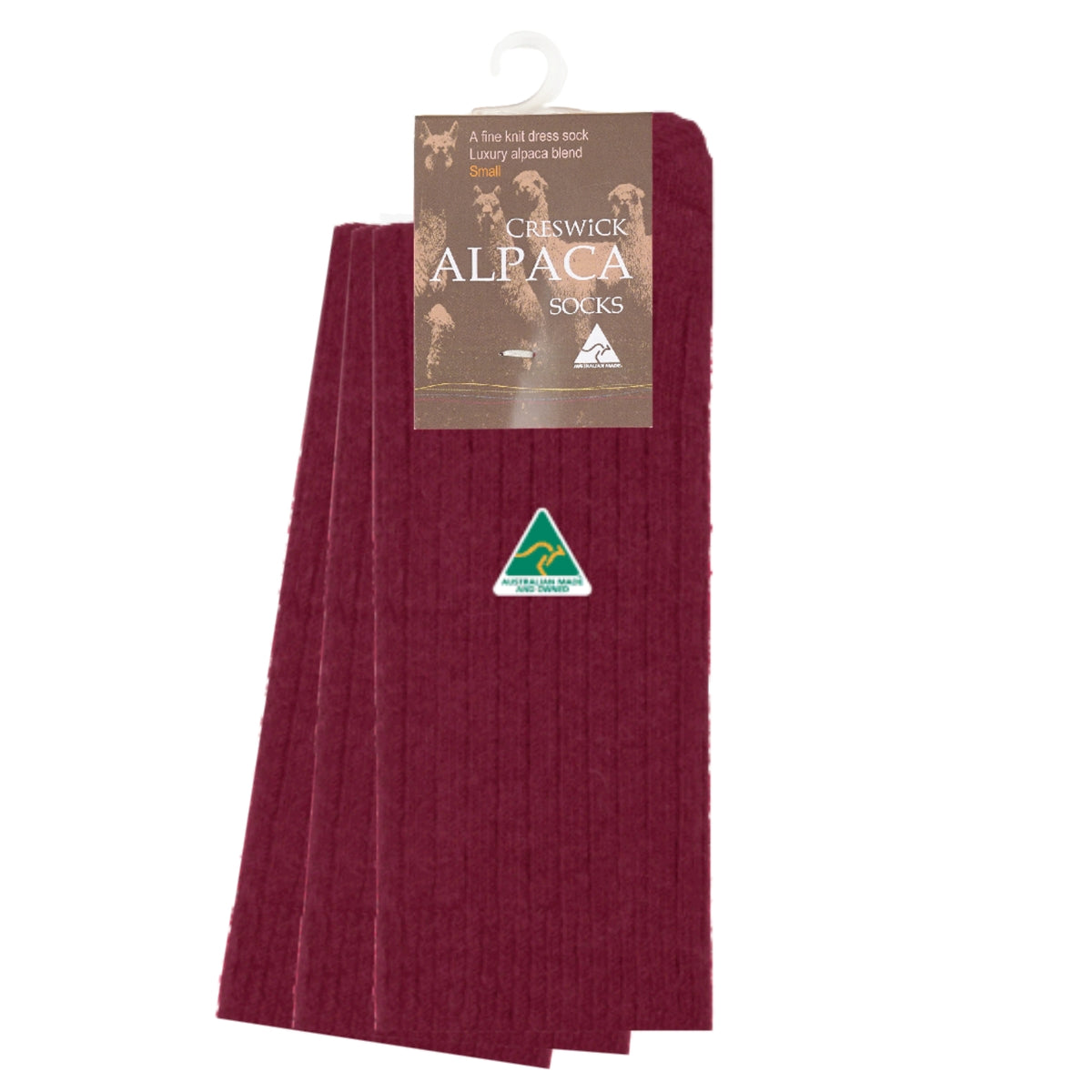 Alpaca Rib Socks - 3 Pack