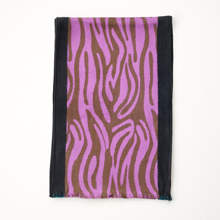 100% Silk Scarf Zebra
