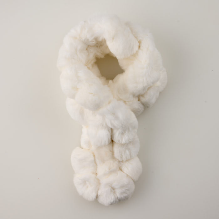 Pom Pom Rabbit Scarf