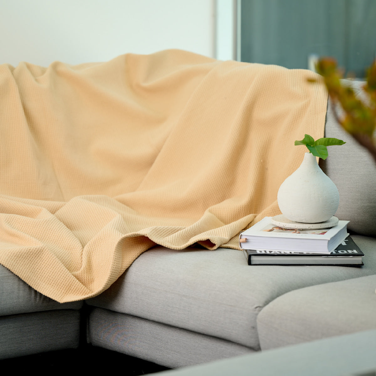 Cotton Waffle Throw