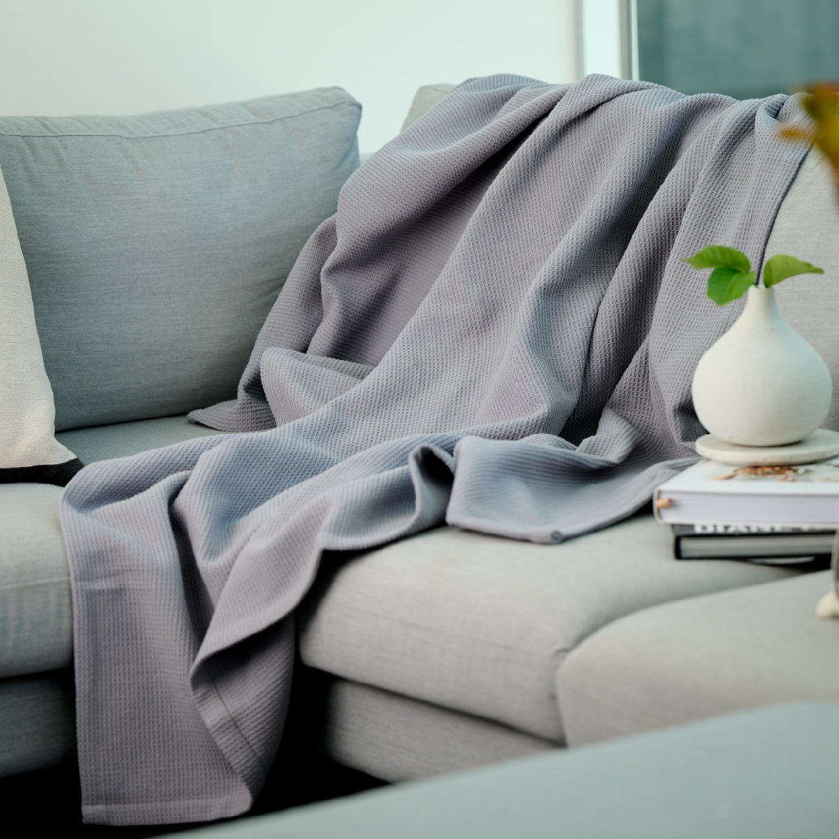 Cotton Waffle Throw