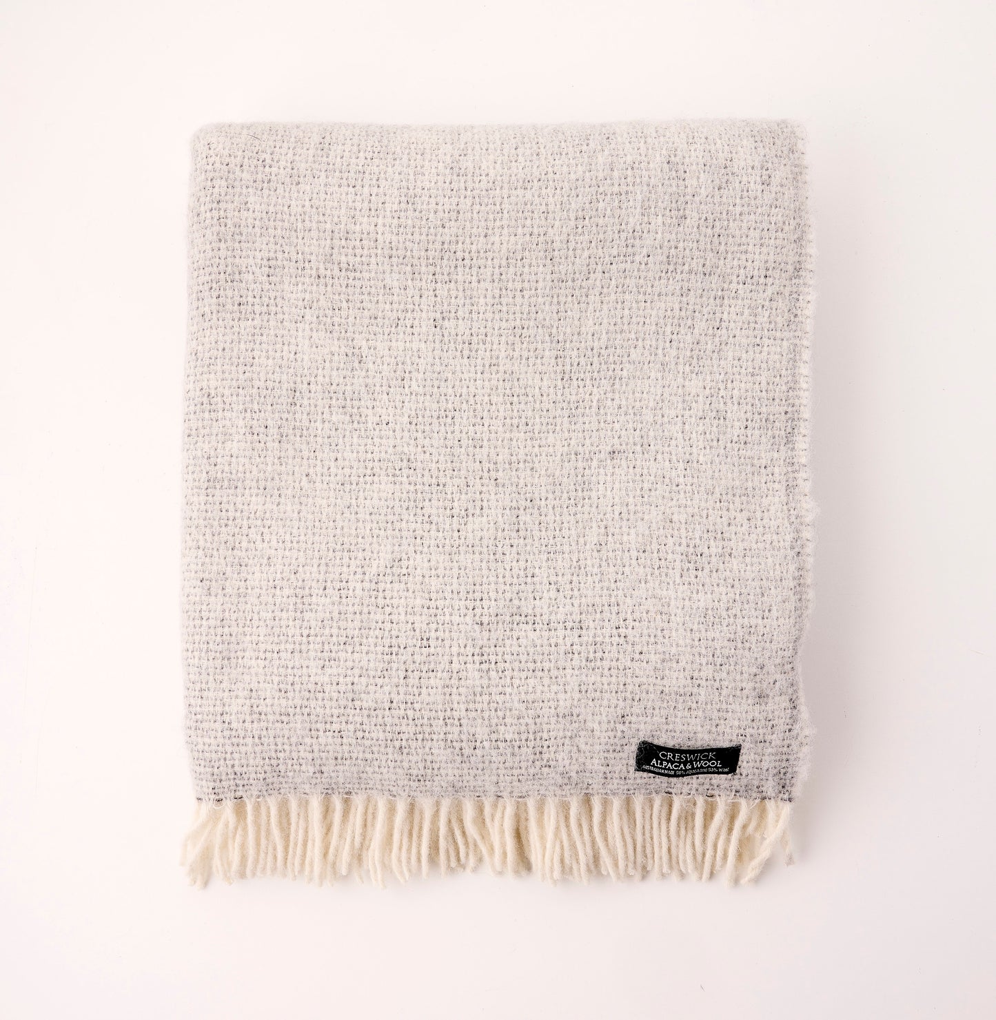 Alpaca Australian Wool Throw Cobblestone