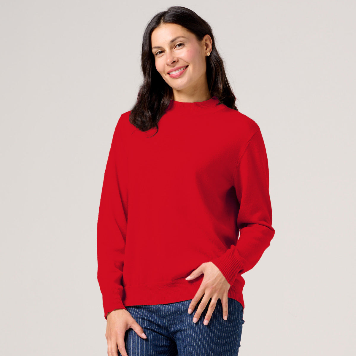 Wool Mock Turtle Jumper