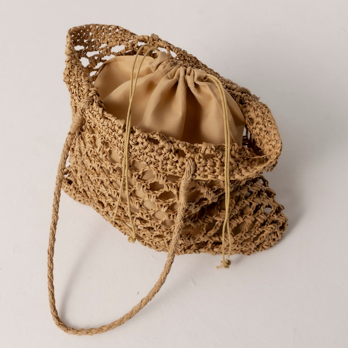 Mesh Weave Tote Bag
