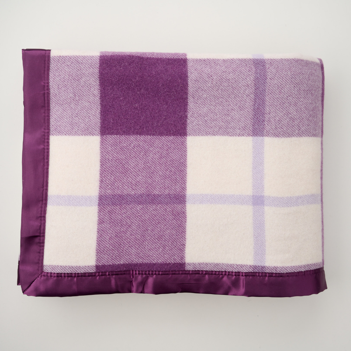 Essential Merino Wool Blanket Check