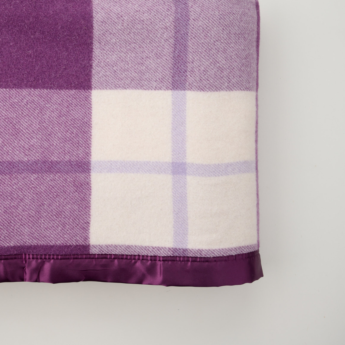 Essential Merino Wool Blanket Check