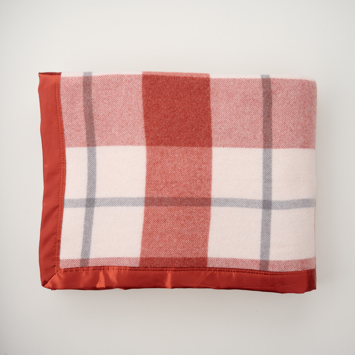 Essential Merino Wool Blanket Check