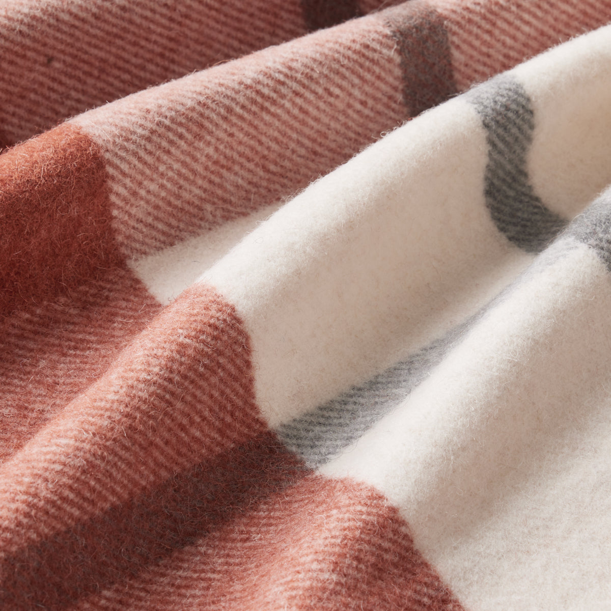 Essential Merino Wool Blanket Check
