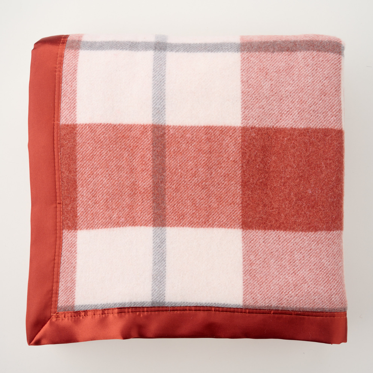 Essential Merino Wool Blanket Check
