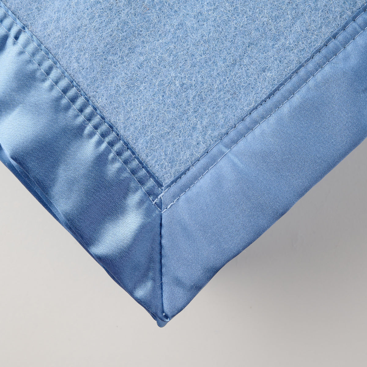 Fine Merino Wool Baby Blanket Satin B