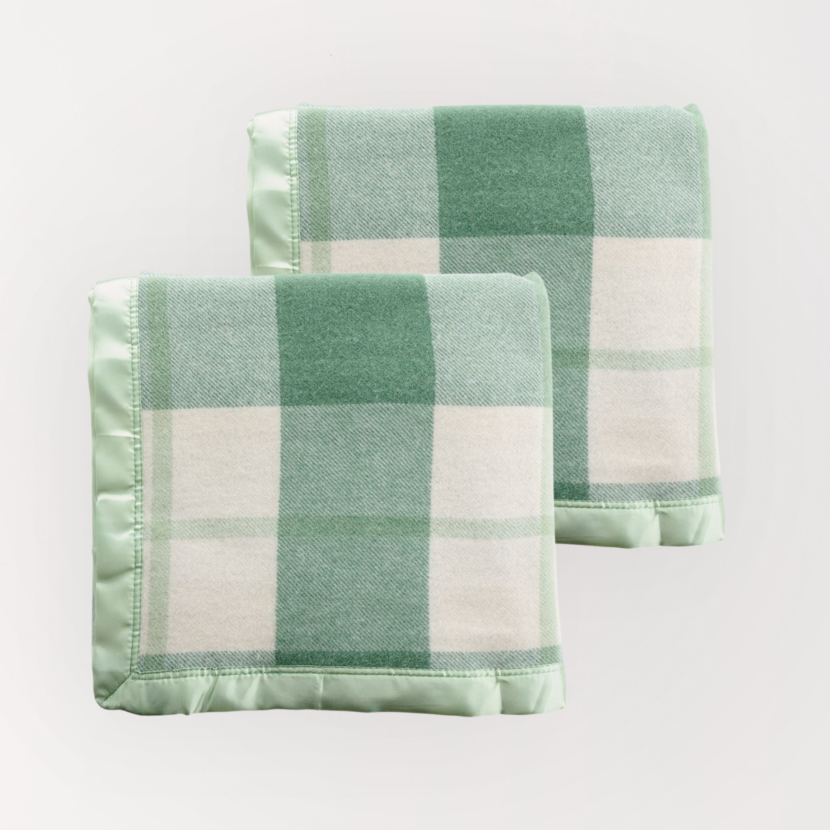 Essential Merino Wool Blanket Check - 2 Pack