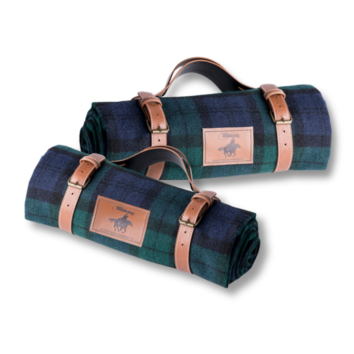 Billabong Waterproof Picnic Blanket Check - 2 Pack