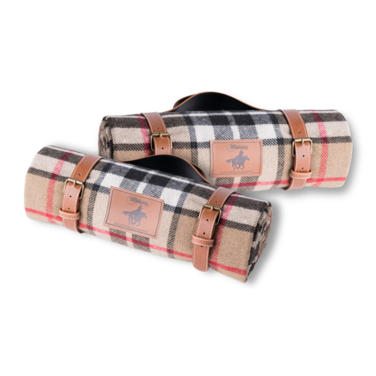 Billabong Waterproof Picnic Blanket Check - 2 Pack