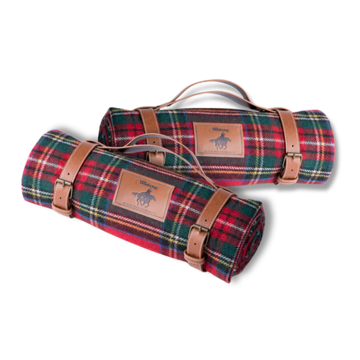 Billabong Waterproof Picnic Blanket Check - 2 Pack