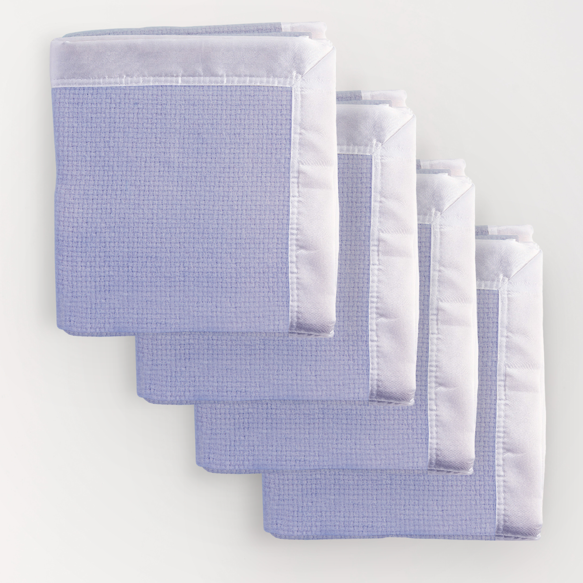 Essential Merino Wool Blanket Basket Weave - 4 Pack