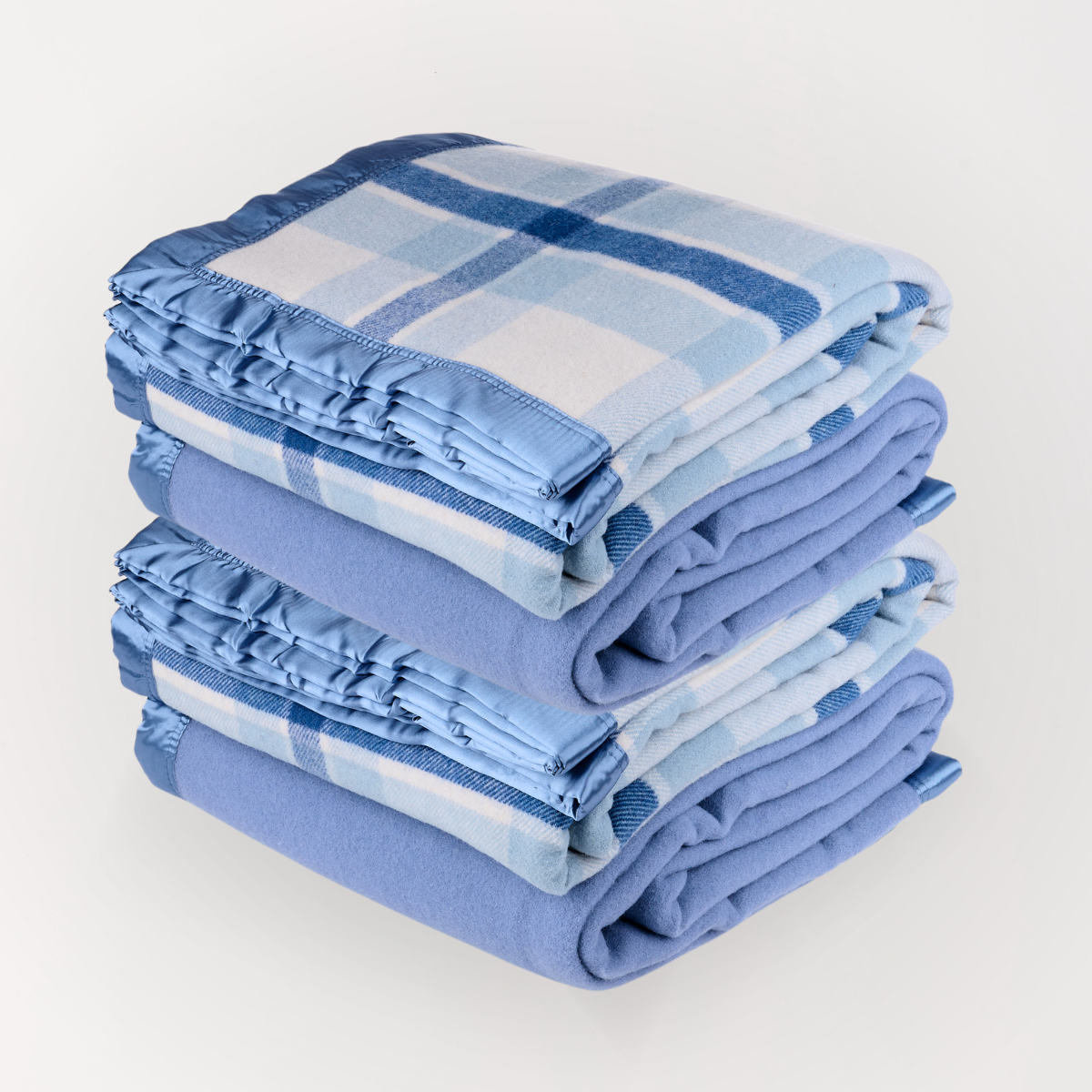 Essential Merino Wool Blanket Colour Set - 4 Pack