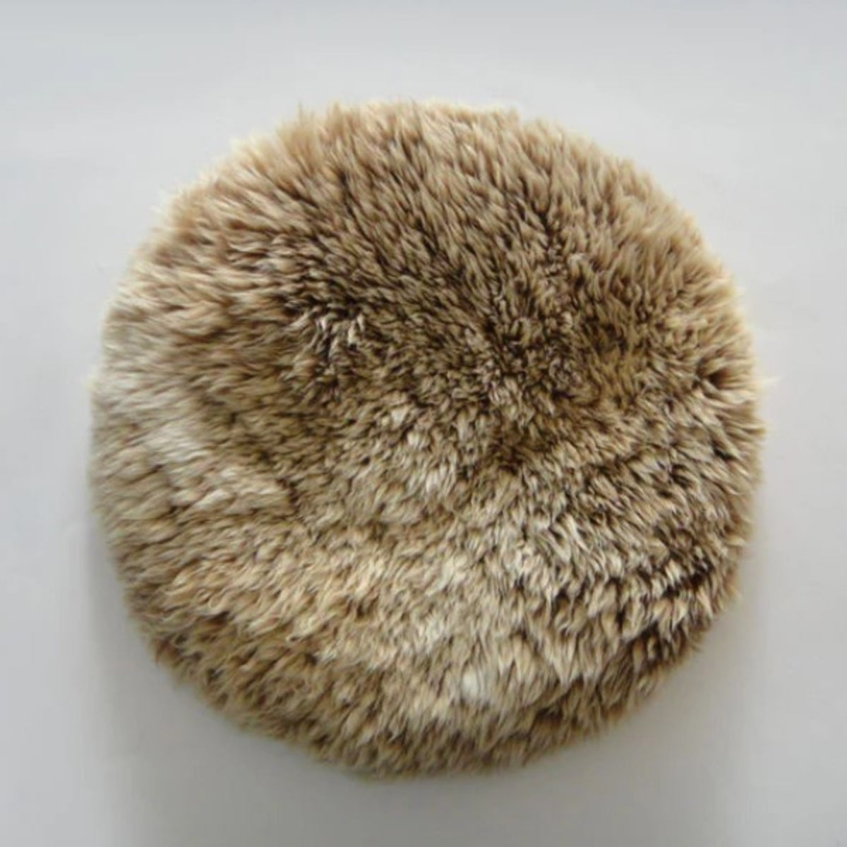 Longwool Natural Sheepskin Chair Cushion Circle