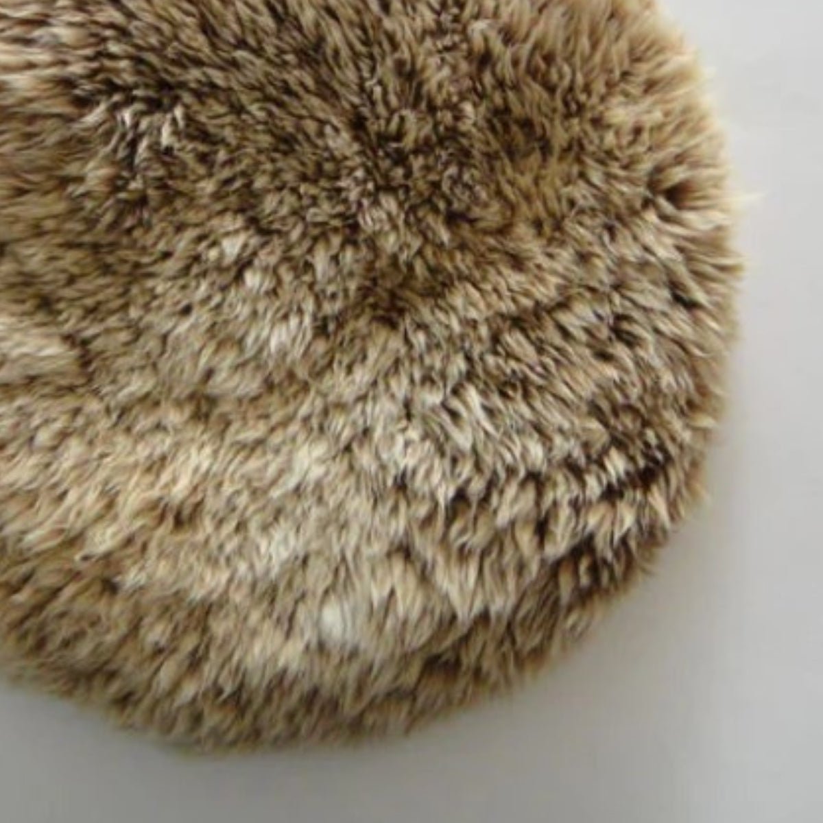 Longwool Natural Sheepskin Chair Cushion Circle