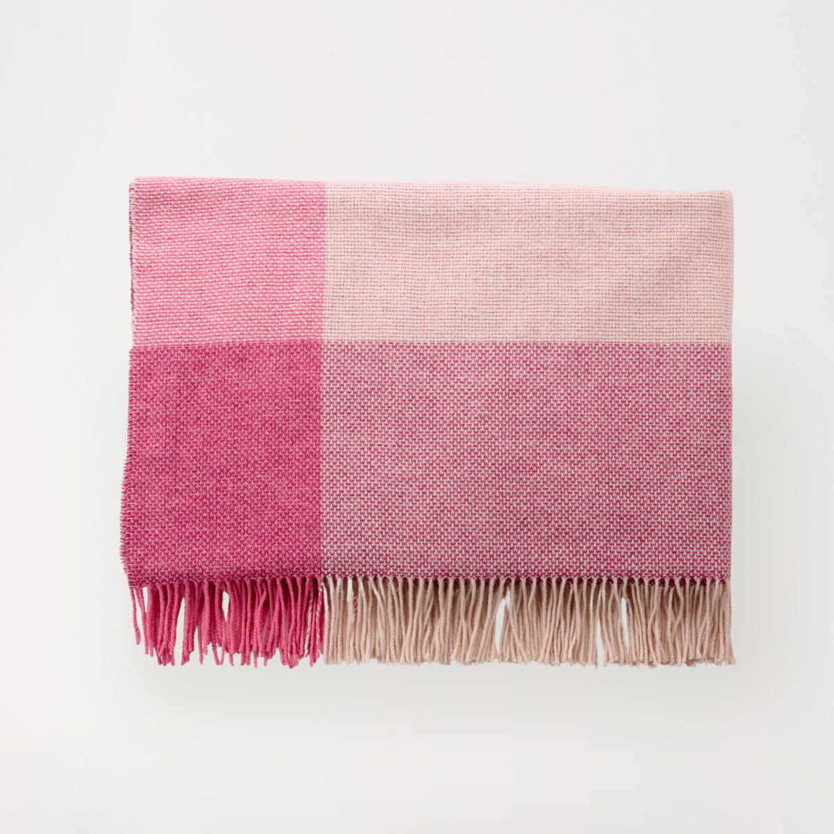 Hug in a Gift Pack - Alpaca Wool Throw Mosaic Check & Lemongrass And Myrtle Soap