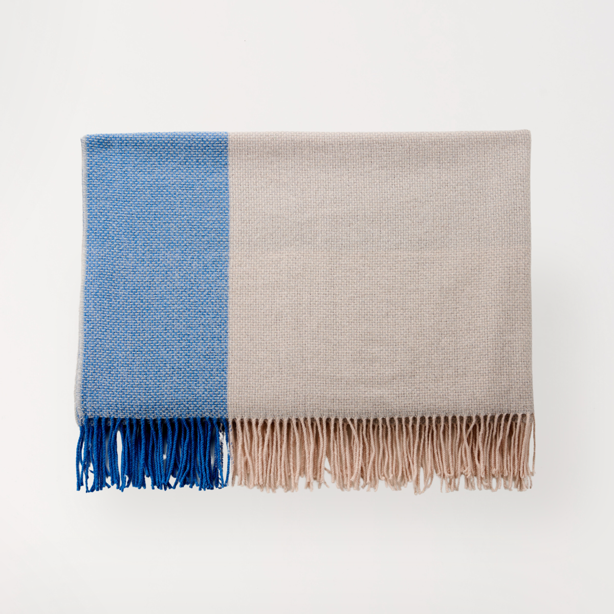Hug in a Gift Pack - Alpaca Wool Throw Mosaic Check & Lemongrass And Myrtle Soap