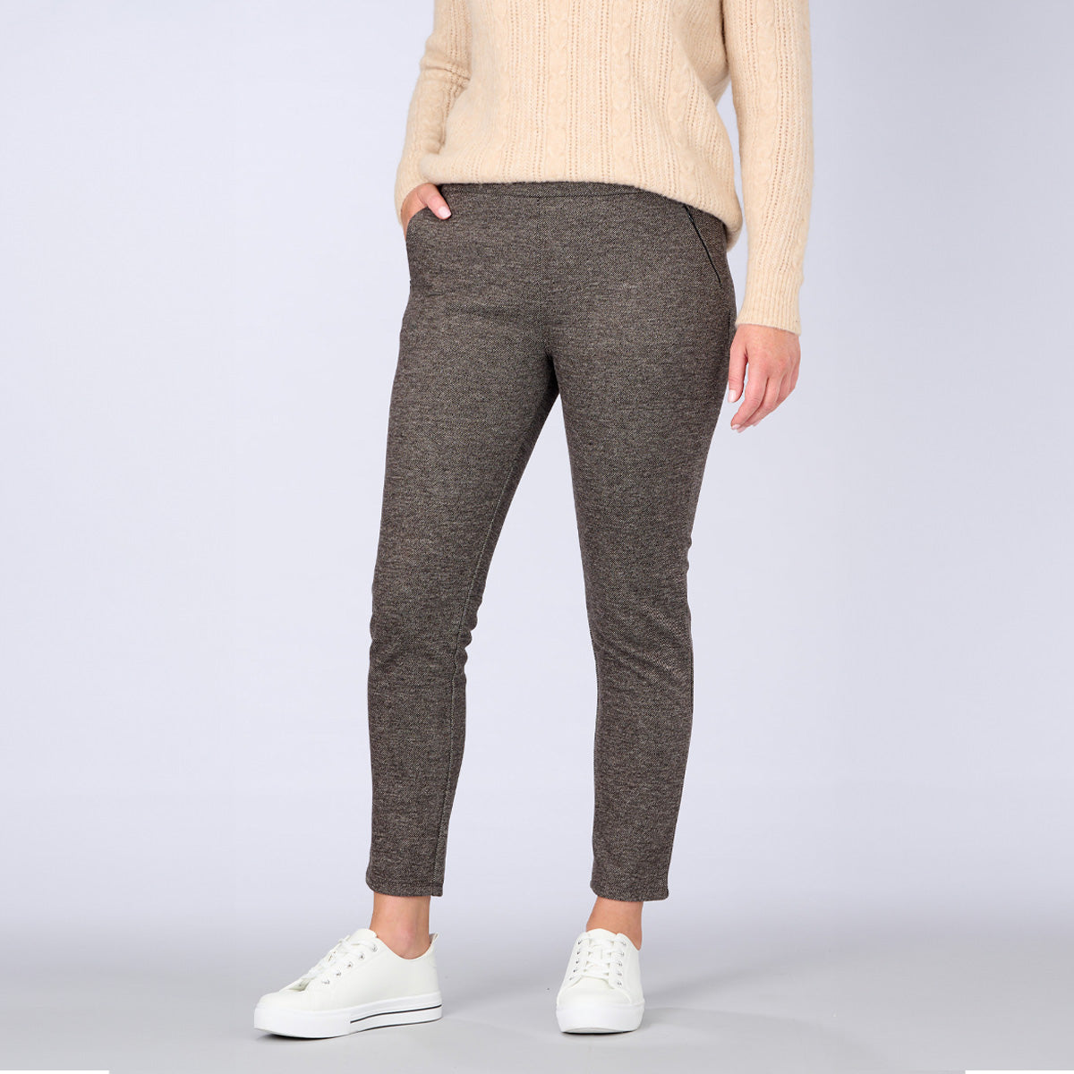 Twill Pant Zip Pockets