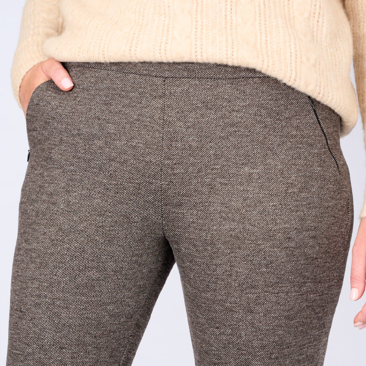 Twill Pant Zip Pockets
