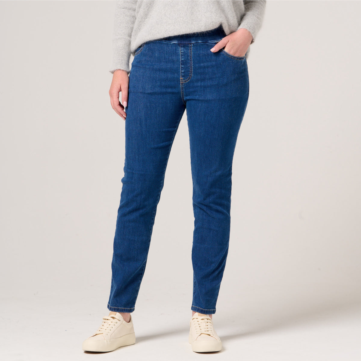 Bella 4 Pocket Denim Pant Straight Leg