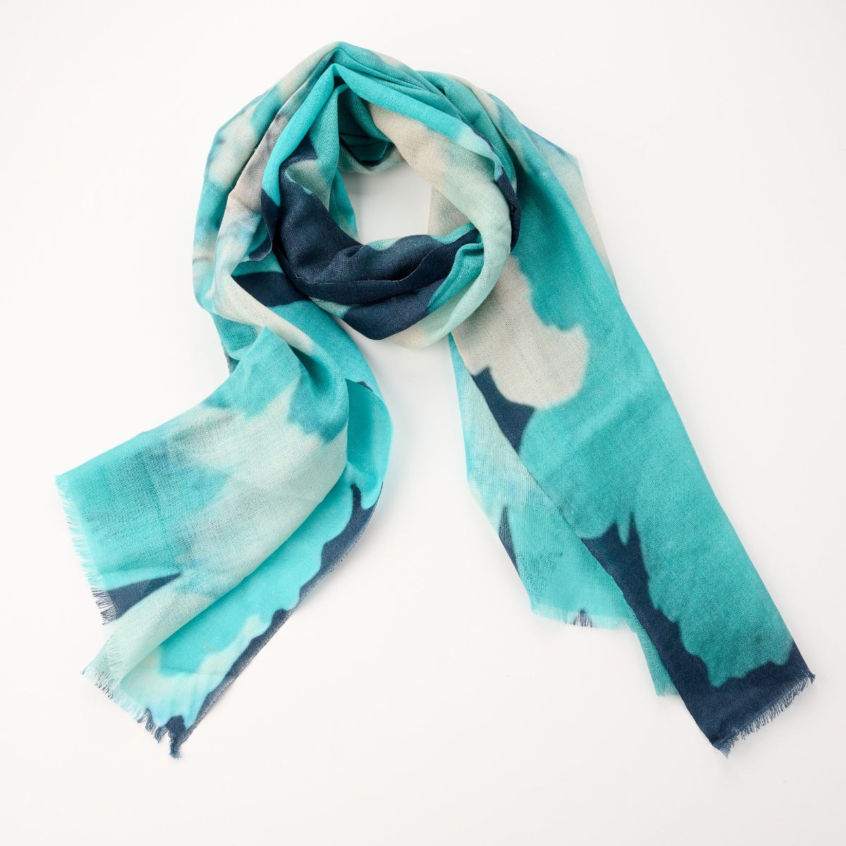 100% Printed Wool Scarf