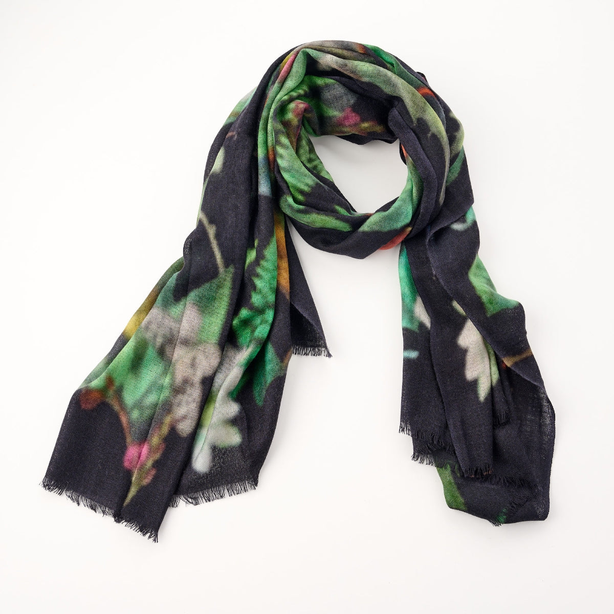 100% Printed Wool Scarf